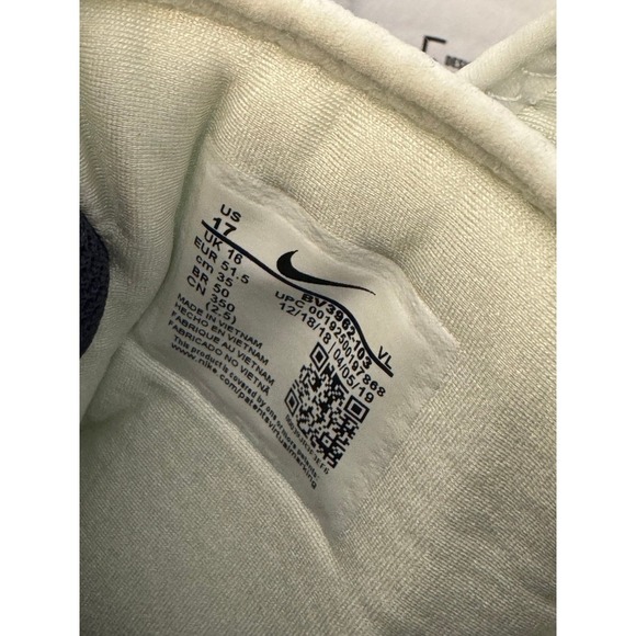 Nike Force Savage Elite 2 Football Cleats White/Navy Men's Size 17 NEVER WORN - Picture 5 of 9